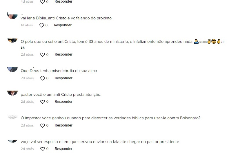 Vídeo do pastor Gilmar Almeida sobre Bolsonaro viralizou no TikTok e atraiu ofensas da comunidade cristã