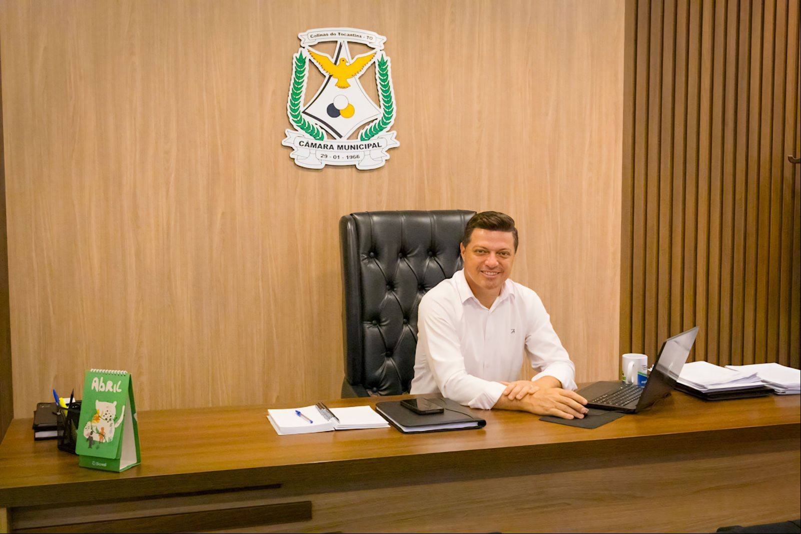 Presidente da Câmara Municipal de Colinas Augusto Agra(UB)